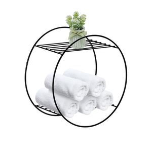 Prateleira Redonda Decorativa Black Arthi