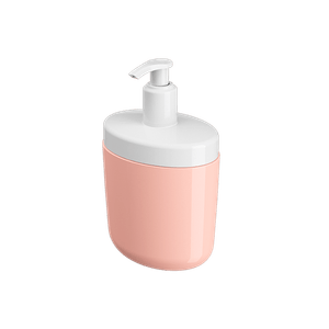 Porta Sabonete Líquido 450ml Full Rosa Blush Coza