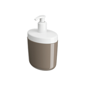 Porta Sabonete Líquido 450ml Full Warm Gray Coza