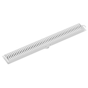 Ralo Linear Flat Grelha Branco 50cm Tigre