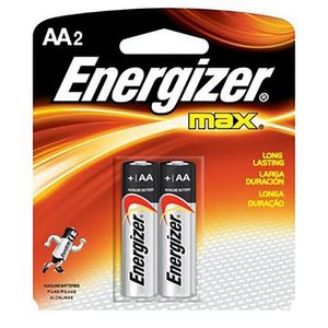 Pilha Max Pequena AA2 1x2 Energizer