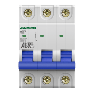 Disjuntor C 3X20 DIN Alumbra