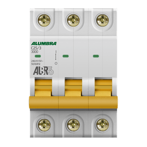 Disjuntor C 3X25 DIN Alumbra