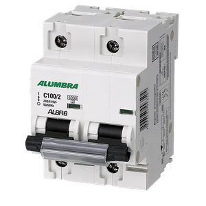 Disjuntor C 2X100 DIN Alumbra