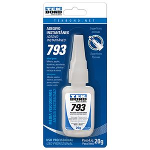 Adesivo Instantâneo 793 20g Tek Bond