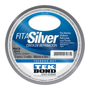 Fita Silver 48MMx25M Prata Tek Bond