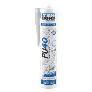 Adesivo Cartucho PU40 Fix Branco 387g/280ml Tek Bonde