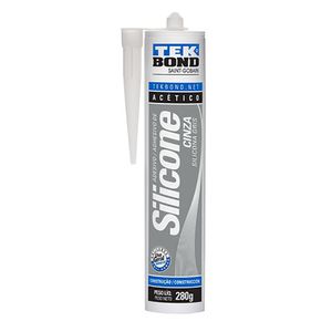 Silicone Acético Cinza 280g Tek Bond