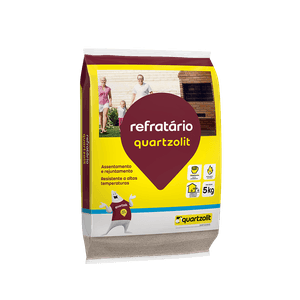 Argamassa Refratário 5kg Quartzolit