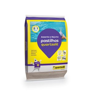Argamassa Para Pastilha Branco 5kg Quartzolit