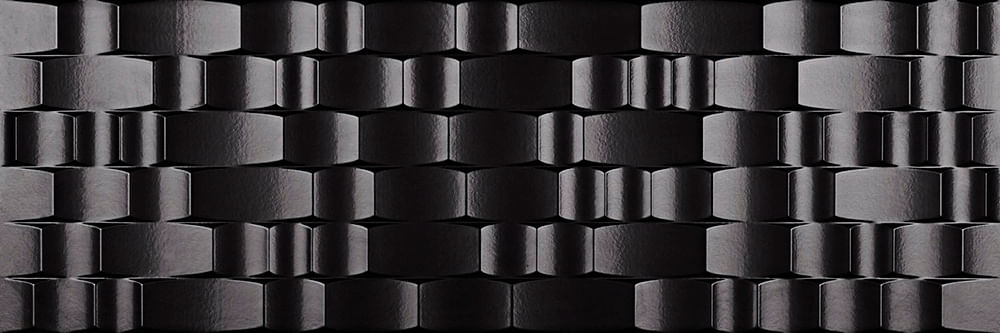 Produto  Blocks Black 30x30 Mate - Portobello