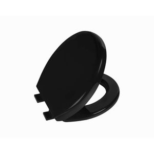 Assento Sanitário Soft Close Oval Preto Astra