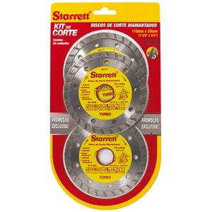 Kit Disco Diamantado Turbo Starrett