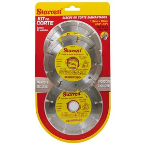 Kit Disco Diamantado Segmentado Starrett