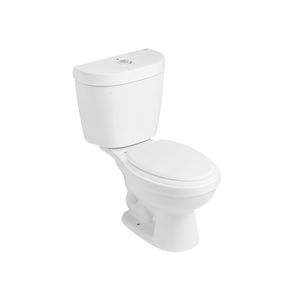 Vaso Sanitário com Caixa Acoplada Eco Flush Infantil Branco Celite