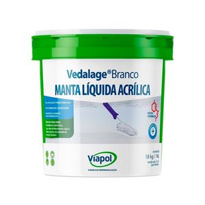Impermeabilizante Manta Líquida Vedalage Branco 18Kg Viapol