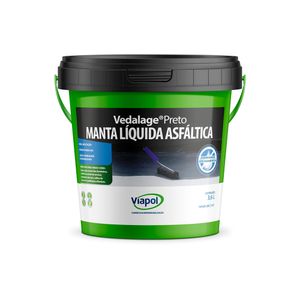 Impermeabilizante Manta Líquida Vedalage Preto 3,6L Viapol
