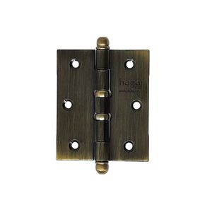 Dobradiça 3x2 1/2 Pino Bola Com Anel Antique 2mm Haga