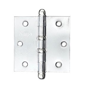 Dobradiça 3x3 Pino Bola Com Anel Cromada 2mm Haga