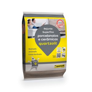 Rejunte Para Porcelanatos Cinza Platina Weber Color 1kg Quartzolit