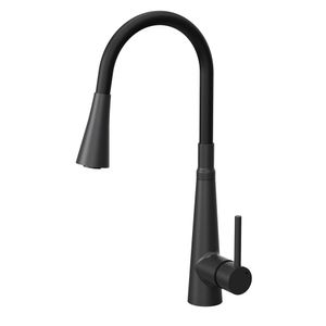Misturador Monocomando de Mesa Para Cozinha Flex Preto Fani
