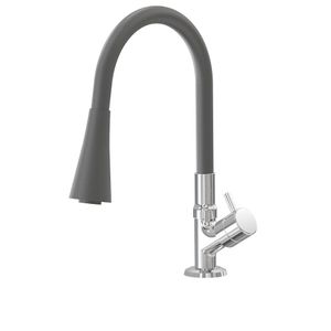 Torneira de Mesa Para Cozinha Flex Cromado Fani