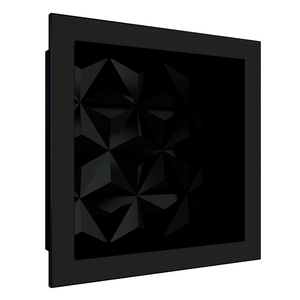Nicho Mármore Sintético 30x30cm Preto Cozimax