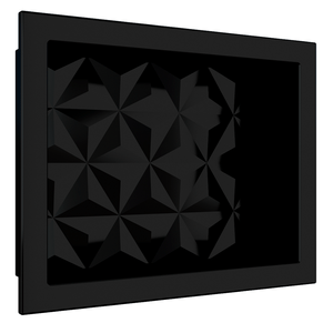 Nicho Mármore Sintético 40x30cm Preto Cozimax