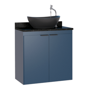 Toucador Com Granito 60 Aster Azul Cozimax