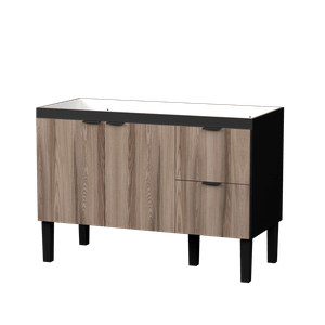 Gabinete De Madeira 120 Colibri Tamarindo/Preto Cozimax