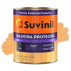 Verniz Fosco Madeira Protegida Natural 0,9L Suvinil