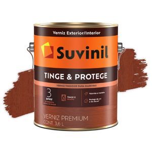 Verniz Tinge e Protege Brilhante Mogno 3,6L Suvinil