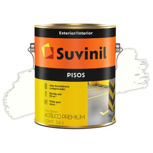 Tinta Acrílica Para Piso Fosco Branco 3,6L Suvinil