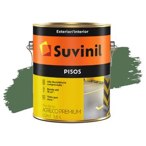 Tinta Acrílica Para Piso Fosco Verde 3,6L Suvinil