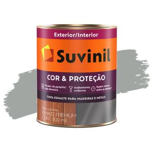 Tinta Esmalte Acetinado Cor e Proteção Platina 900ml Suvinil