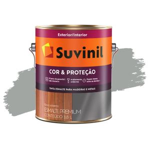 Tinta Esmalte Acetinado Cor e Proteção Platina 3,6L Suvinil