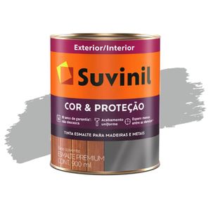 Tinta Esmalte Cor e Proteção Brilhante Alumínio 900ml Suvinil