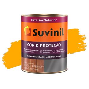 Tinta Esmalte Cor e Proteção Brilhante Amarelo Ouro 900ml Suvinil