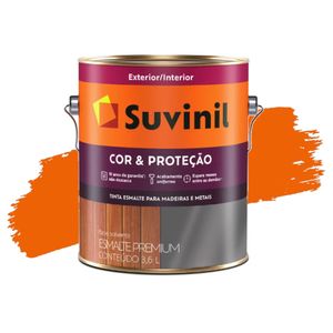 Tinta Esmalte Cor e Proteção Brilhante Laranja 3,6L Suvinil