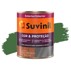 Tinta Esmalte  Cor e Proteção Brilhante Verde Folha 900ml Suvinil