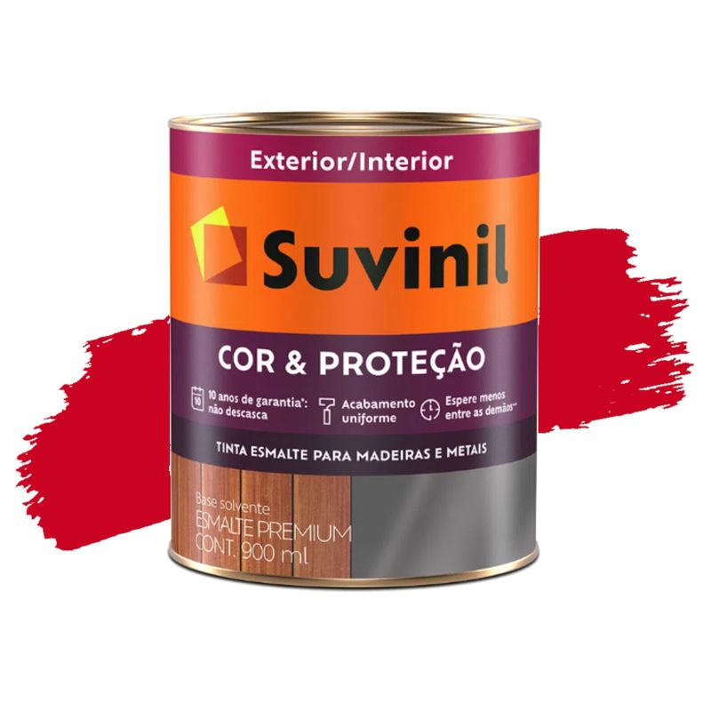 Tinta-Esmalte-Cor-e-Protecao-Brilhante-Vermelho-900ml-Suvinil