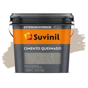 Cimento Queimado Pedra Rosada 5kg Suvinil
