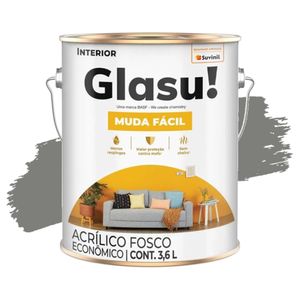 Tinta Acrílica Muda Fácil Lâmina Afiada 3,6L Glasu