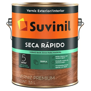 Verniz Premiun Seca Rápido Brilhante 3,6L Suvinil
