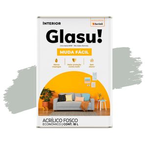Tinta Acrílica Muda Fácil Foto Antiga Fosco 18L Glasu