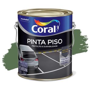 Tinta Acrílica Premium Pinta Piso Verde Quadra 3,6L Coral