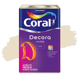 Tinta Acrílica Decora Matte Palha 18L Coral