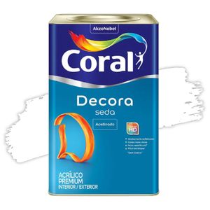 Tinta Acrílica Decora Seda Branco 18L Coral
