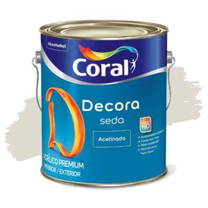 Tinta Acrílica Decora Seda Branco Gelo 3,6L Coral