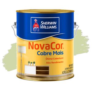 Tinta Acrílica Novacor Cobre Mais Verde Campestre Fosco 3,6L Sherwin Williams